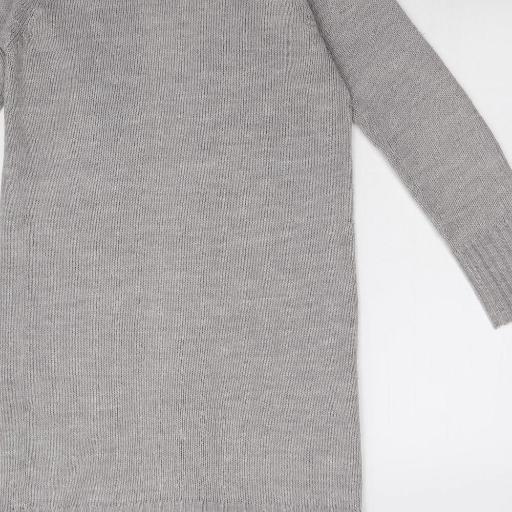 Peacock's Womens Grey   Cardigan Jumper Size S