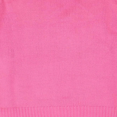 Casual Comfort Womens Pink  Knit Pullover Jumper Size 10
