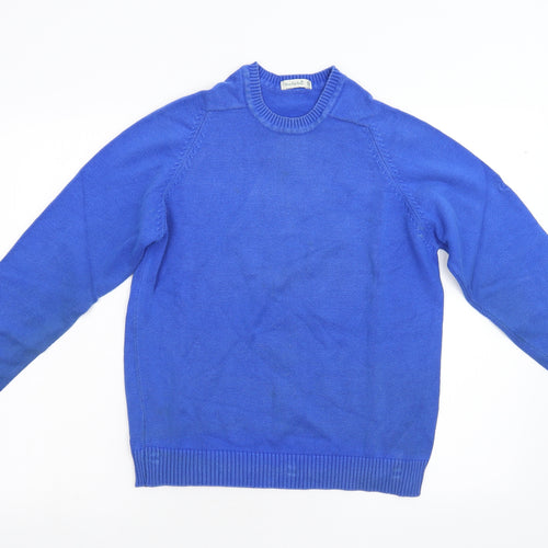 One Up Golf Mens Blue  Knit Pullover Jumper Size S
