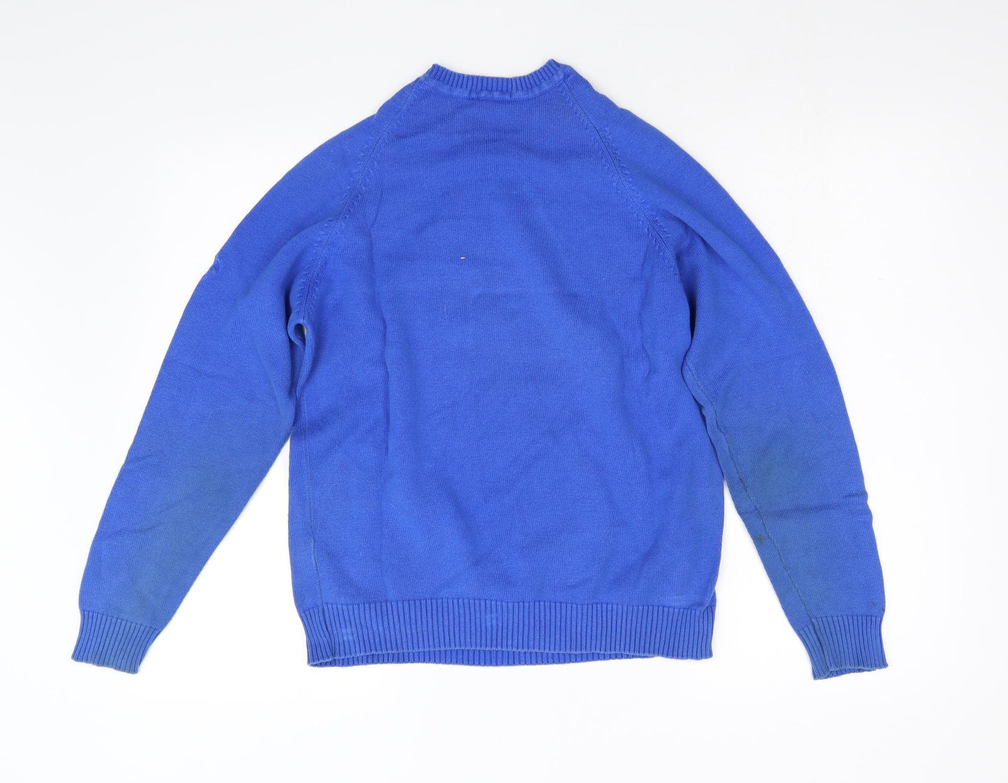 One Up Golf Mens Blue  Knit Pullover Jumper Size S