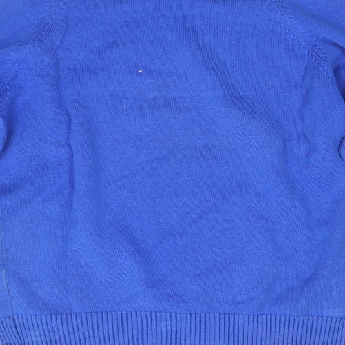 One Up Golf Mens Blue  Knit Pullover Jumper Size S
