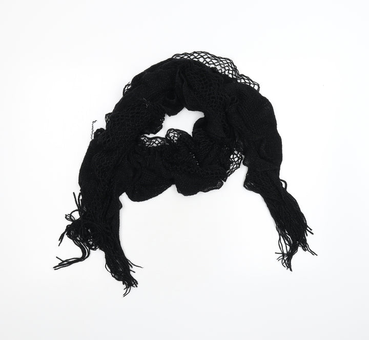 Preworn Womens Black Scarf