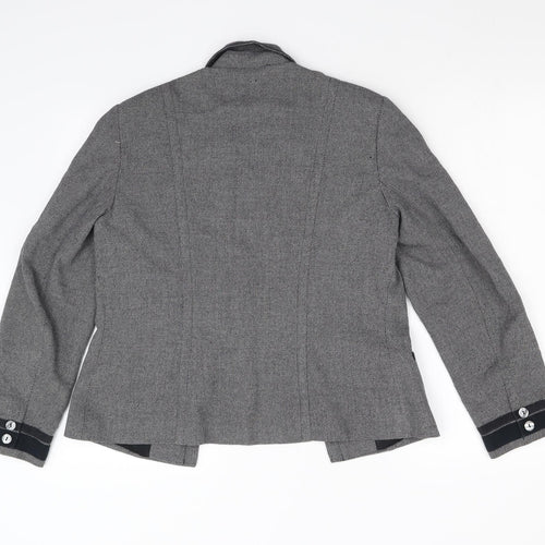 Wallis Womens Grey   Jacket Blazer Size 12