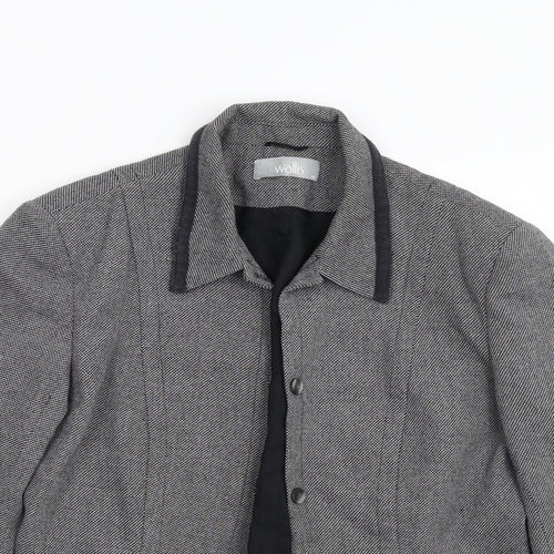 Wallis Womens Grey   Jacket Blazer Size 12
