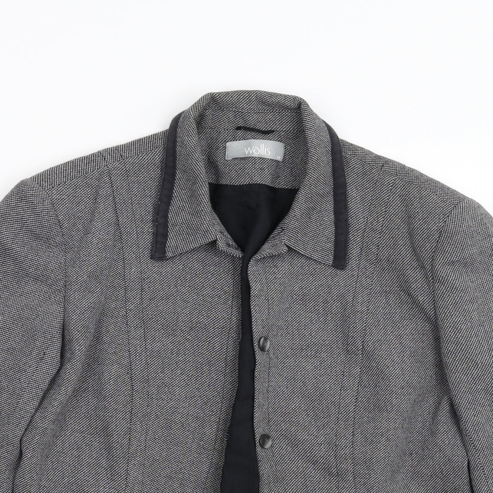 Wallis Womens Grey   Jacket Blazer Size 12