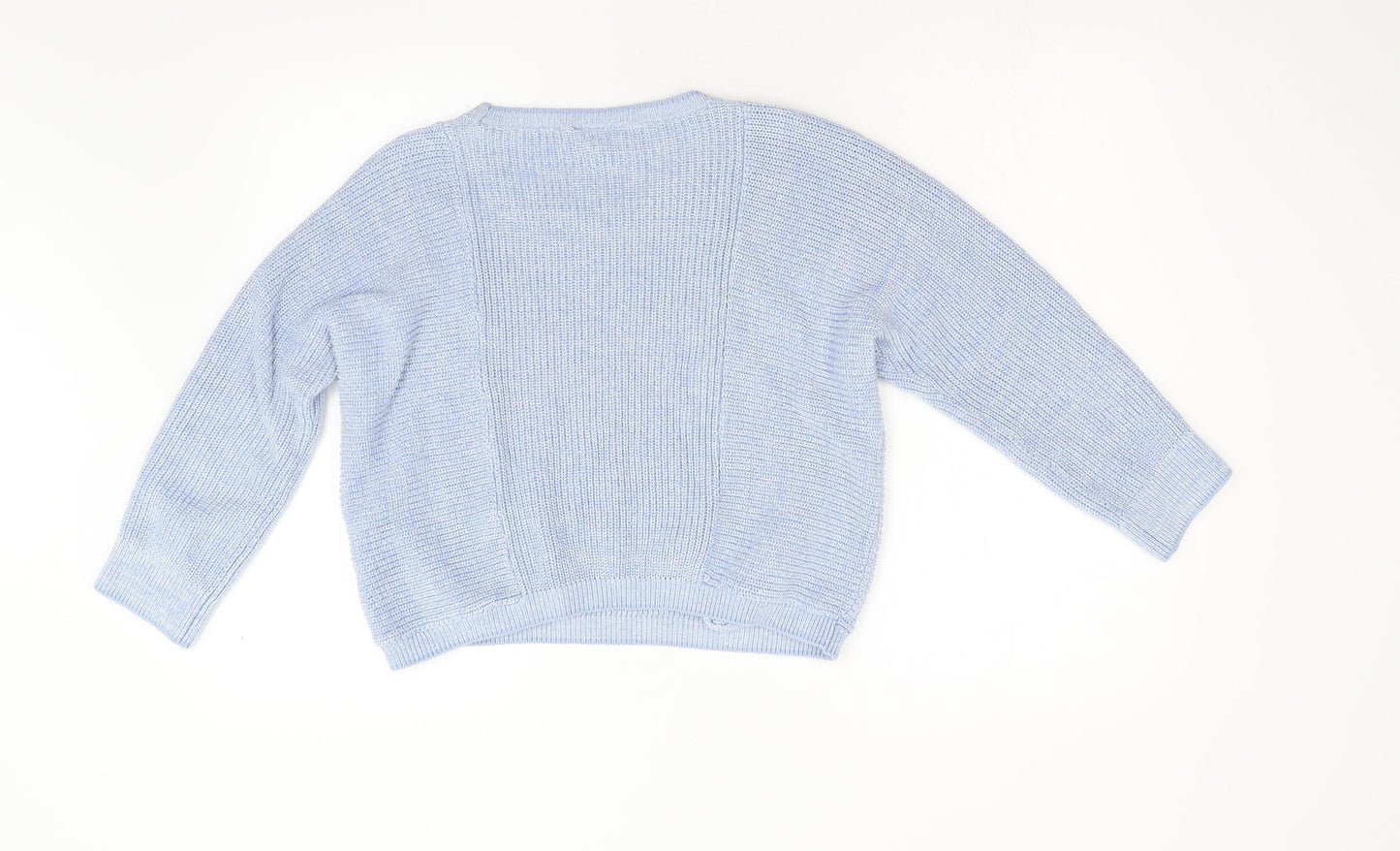 Topshop Womens Blue  Knit Pullover Jumper Size 10