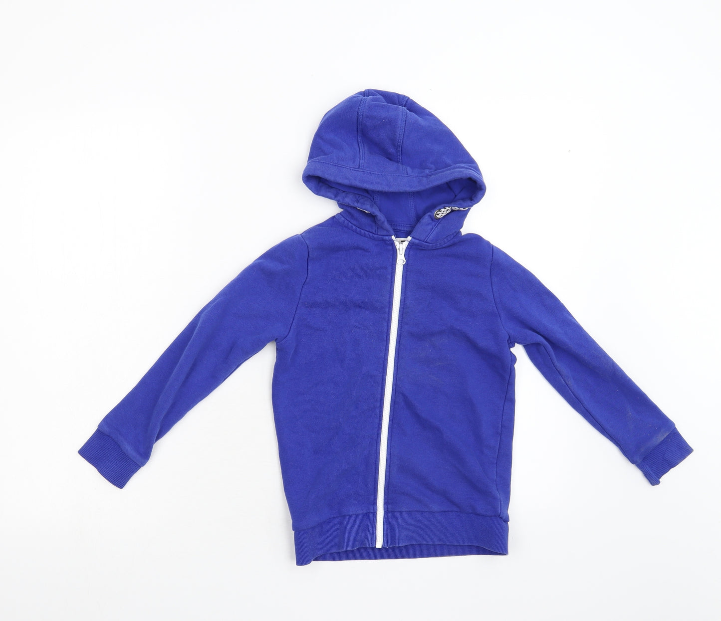 TU Boys Blue   Full Zip Hoodie Size 6 Years