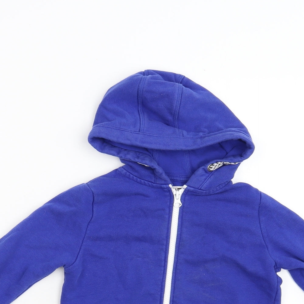 TU Boys Blue   Full Zip Hoodie Size 6 Years