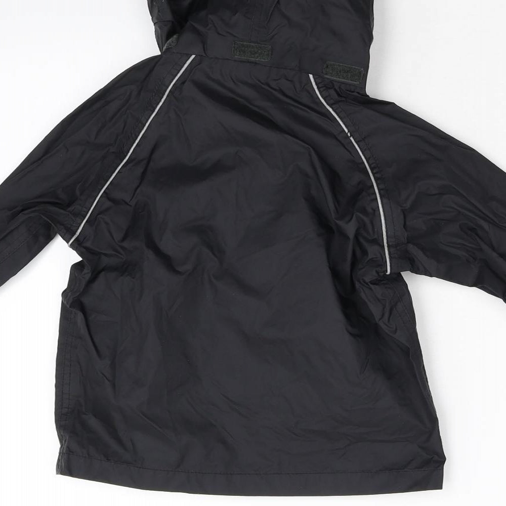 Mountain Warehouse Boys Black   Anorak Jacket Size 3-4 Years