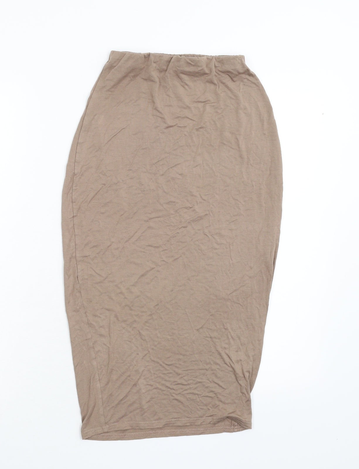 Pretty Little Thing Womens Beige   Straight & Pencil Skirt Size 8