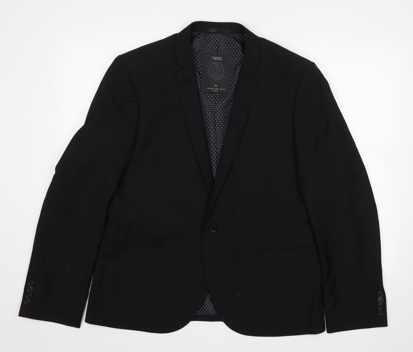 NEXT Mens Black   Jacket Blazer Size 42