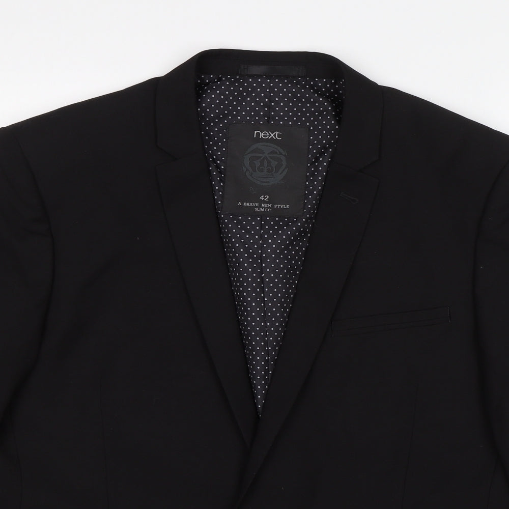 NEXT Mens Black   Jacket Blazer Size 42