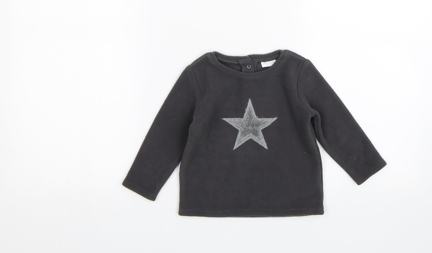 NEXT Baby Grey   Pullover Jumper Size 9-12 Months  - Star