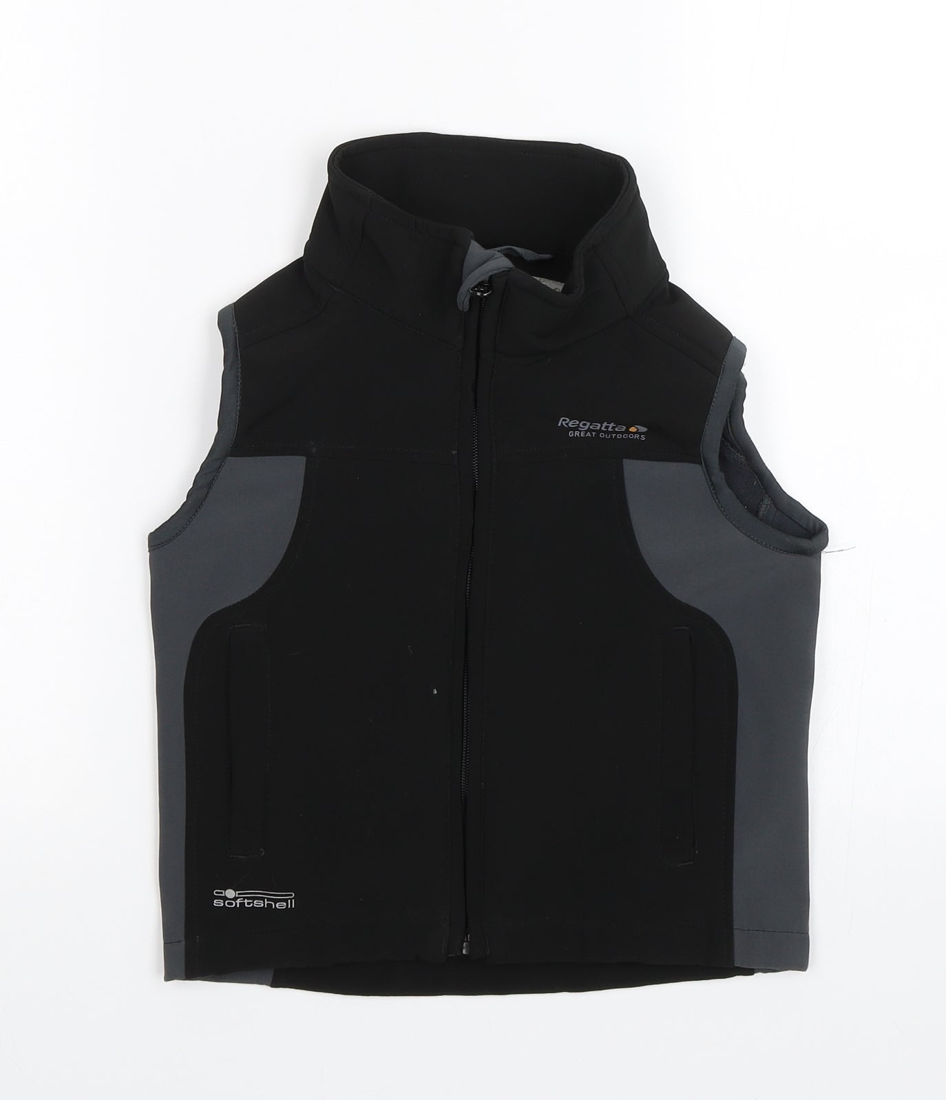 Regatta Boys Black   Gilet Jacket Size 5-6 Years