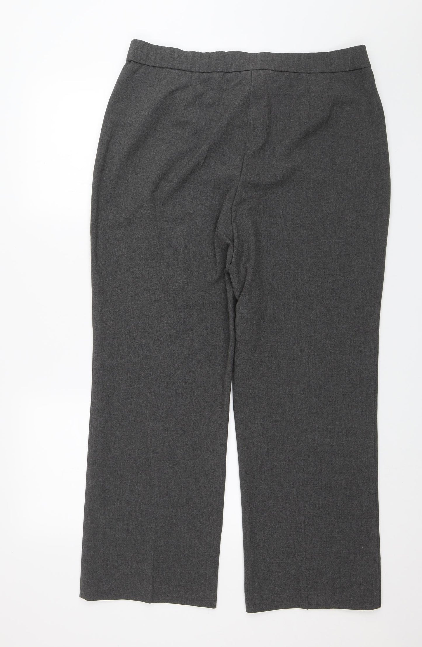 Magic Sculpt Womens Grey   Dress Pants Trousers Size 20 L26 in