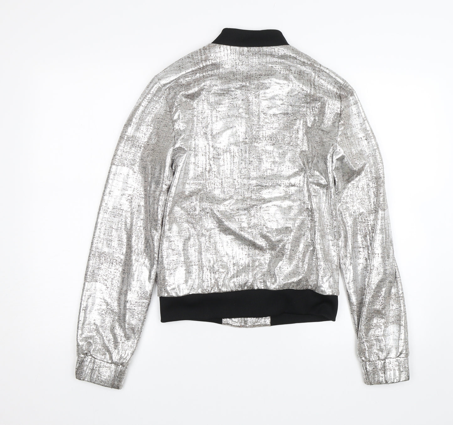 Atmosphere Womens Silver   Full Zip Jumper Size 8