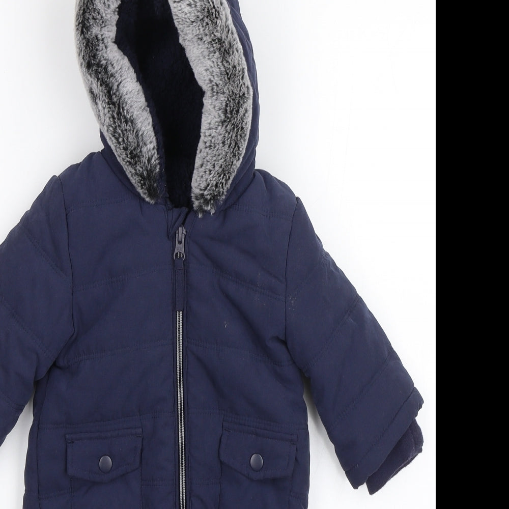 George Baby Blue   Jacket Snowsuit Size 3-6 Months