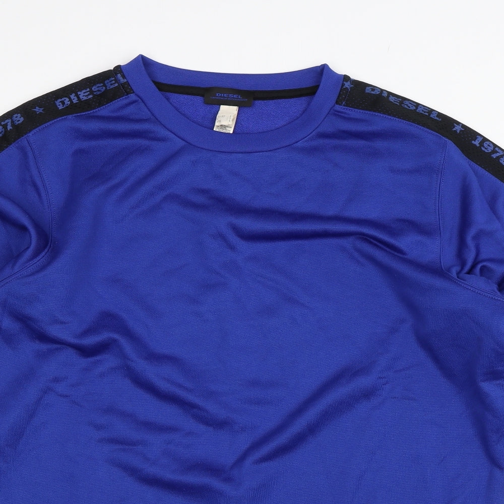 Diesel Mens Blue   Pullover Jumper Size L