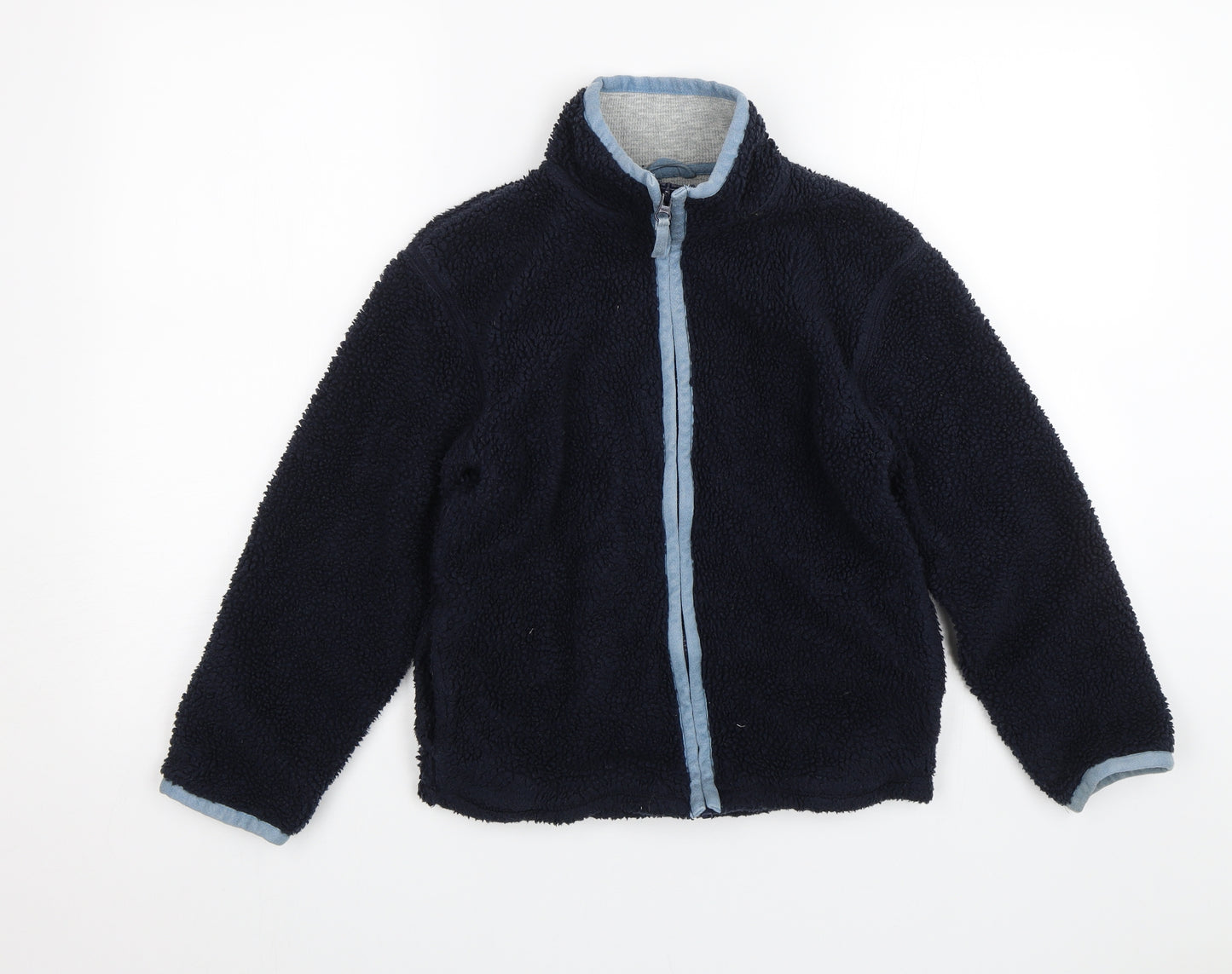 Mini Boden Boys Blue   Full Zip Jumper Size 9-10 Years