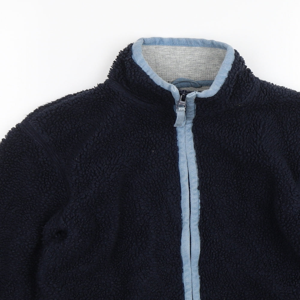Mini Boden Boys Blue   Full Zip Jumper Size 9-10 Years