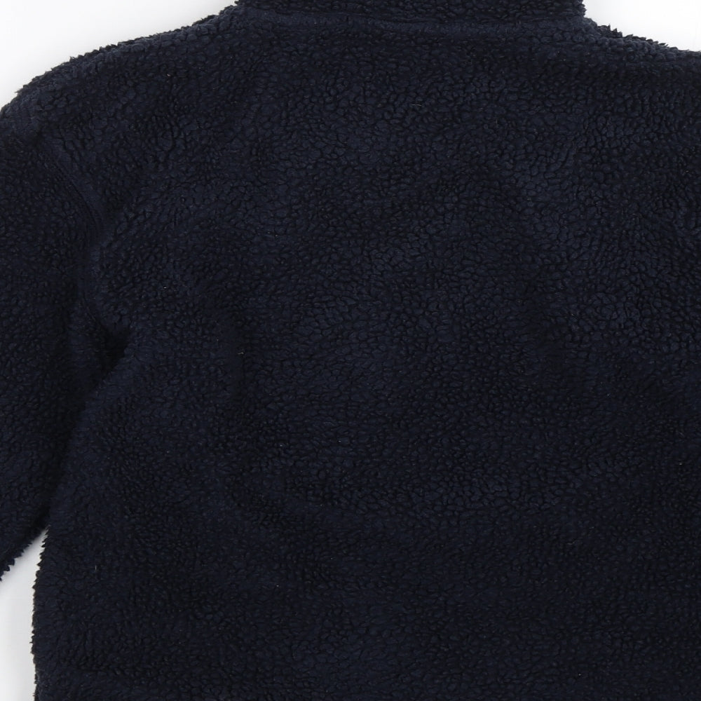 Mini Boden Boys Blue   Full Zip Jumper Size 9-10 Years