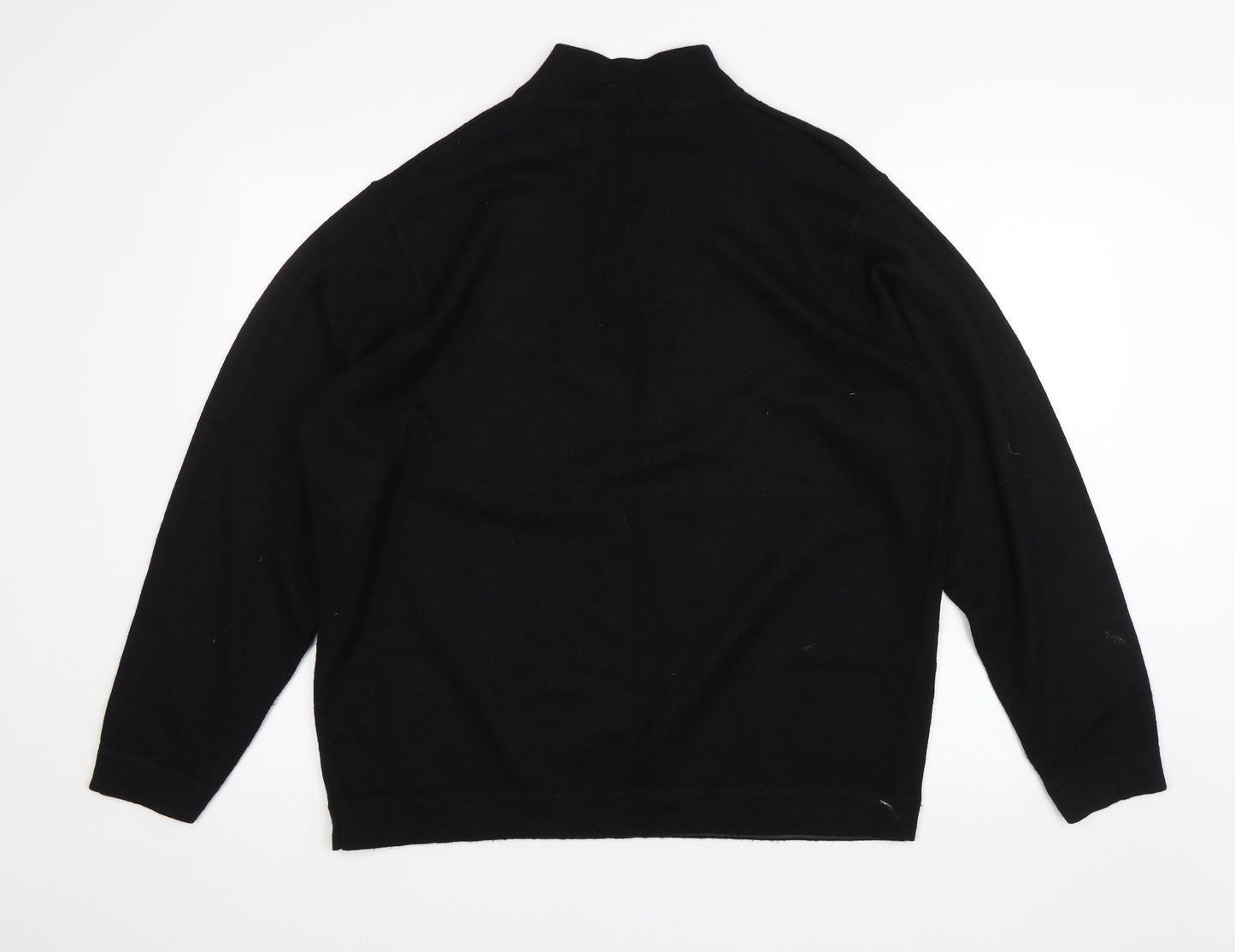 Marks and Spencer Mens Black   Pullover Jumper Size XL