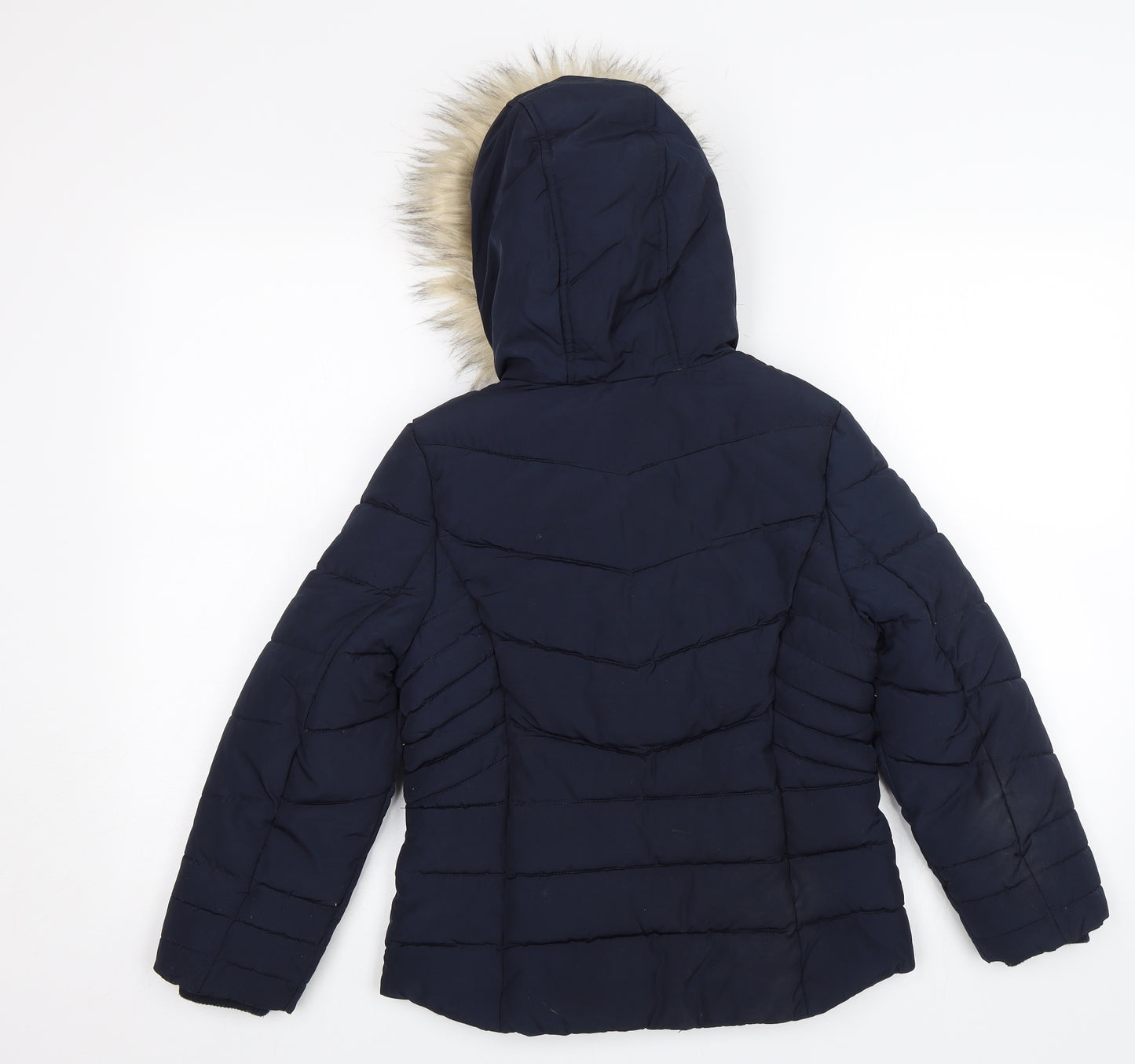 Primark Girls Blue   Parka Jacket Size 8-9 Years