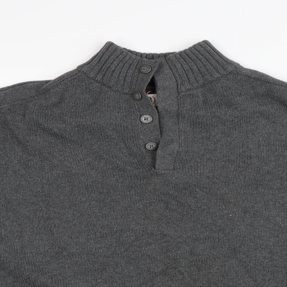 Blue Harbour Mens Grey   Pullover Jumper Size 2XL