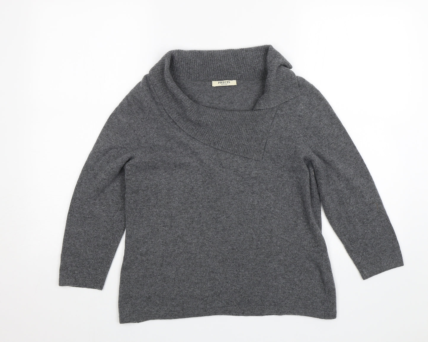 Precis Womens Grey   Pullover Jumper Size M