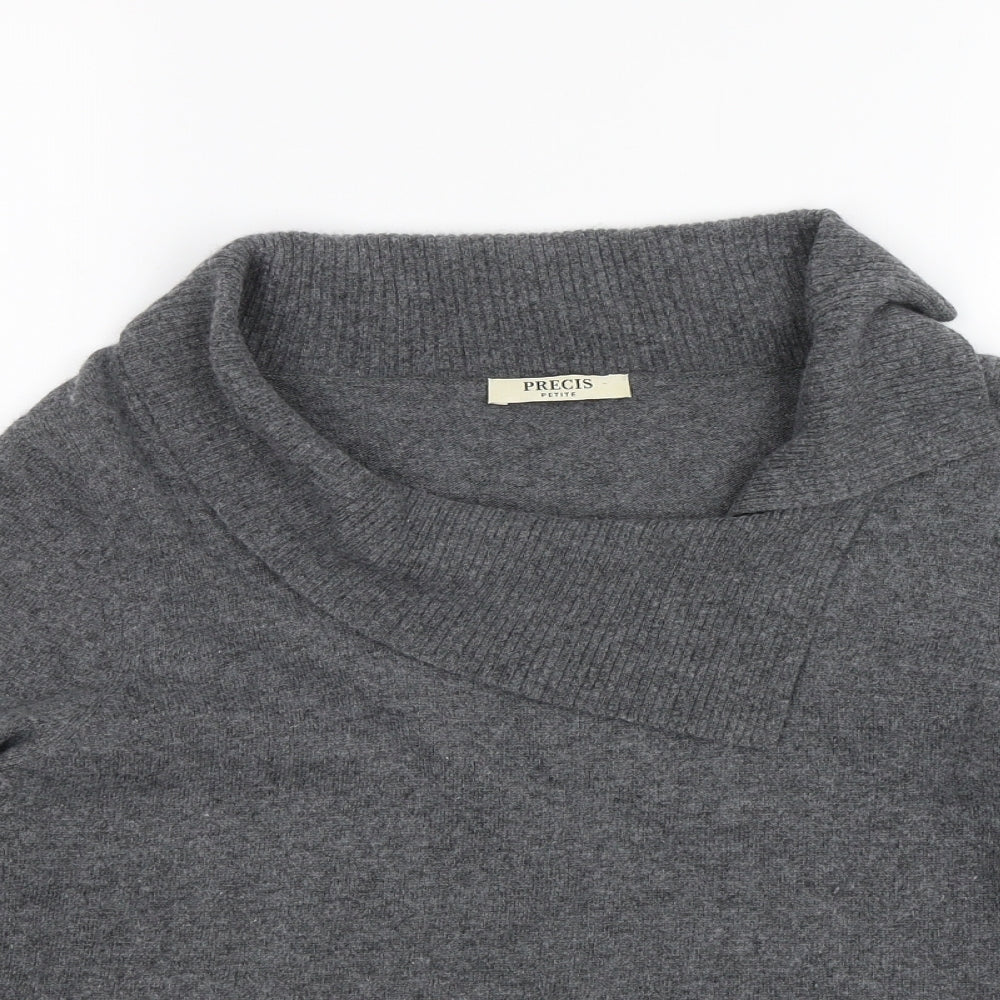 Precis Womens Grey   Pullover Jumper Size M