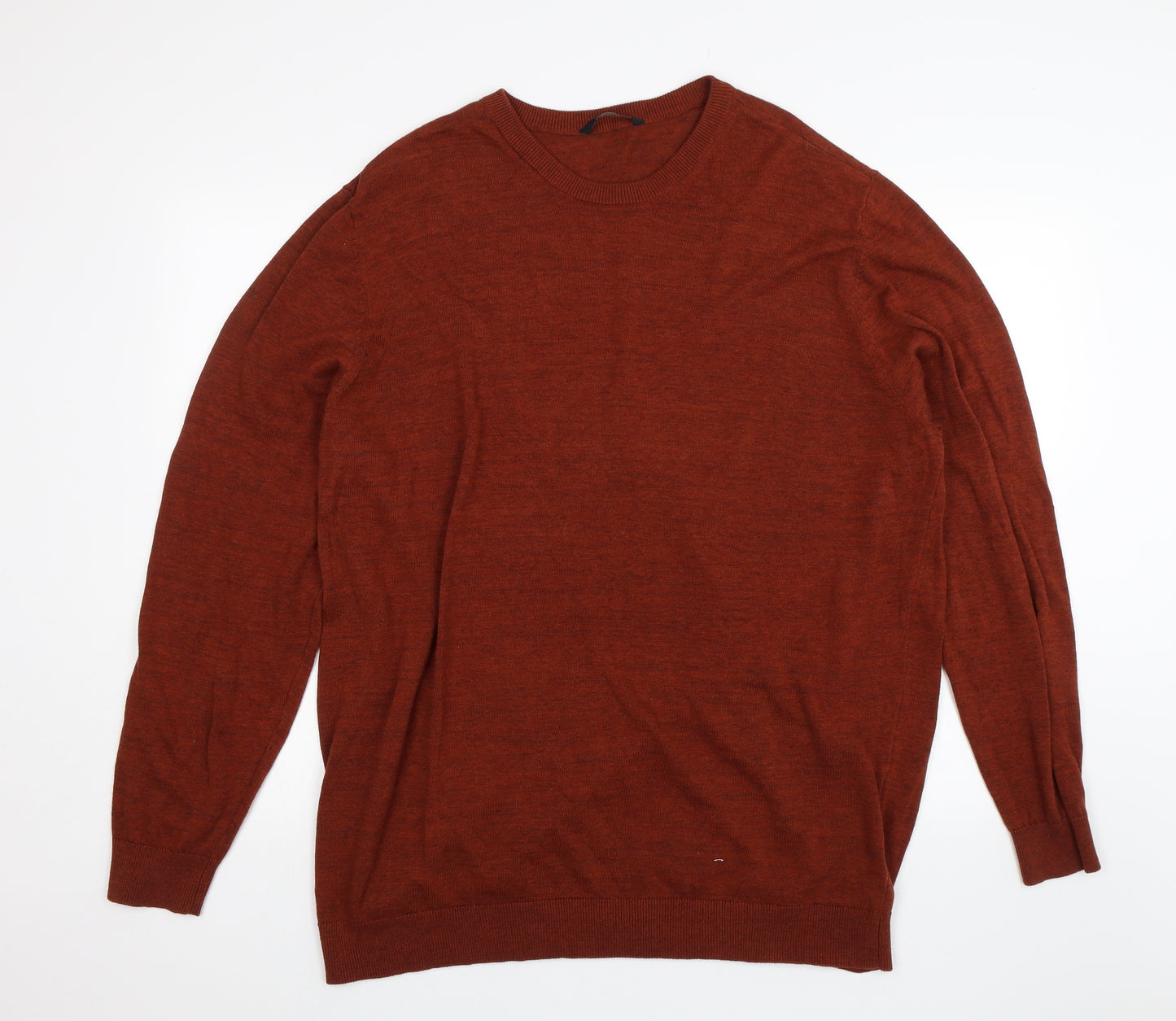George Mens Orange   Pullover Jumper Size 2XL