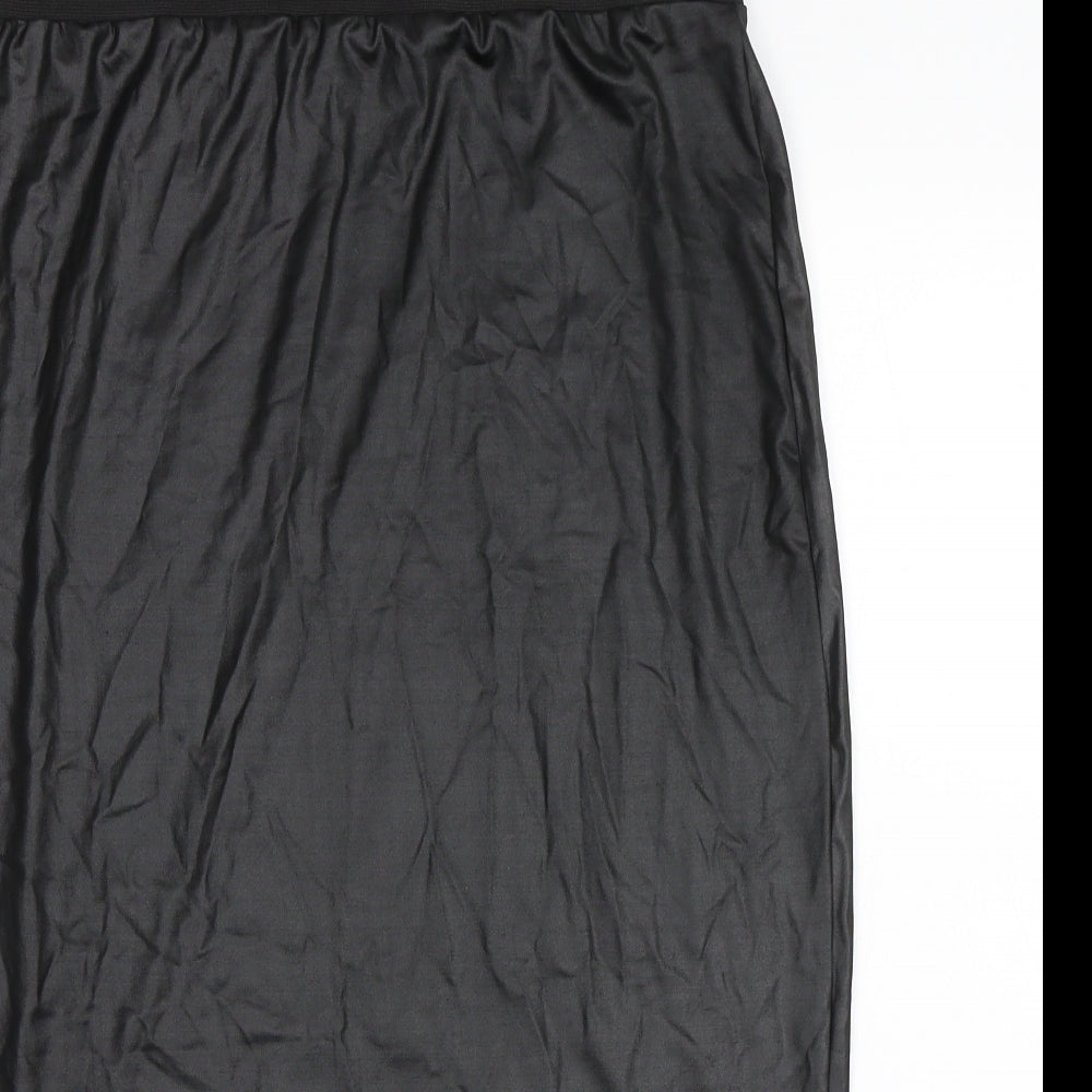 Preworn Womens Black   Straight & Pencil Skirt Size 32 in