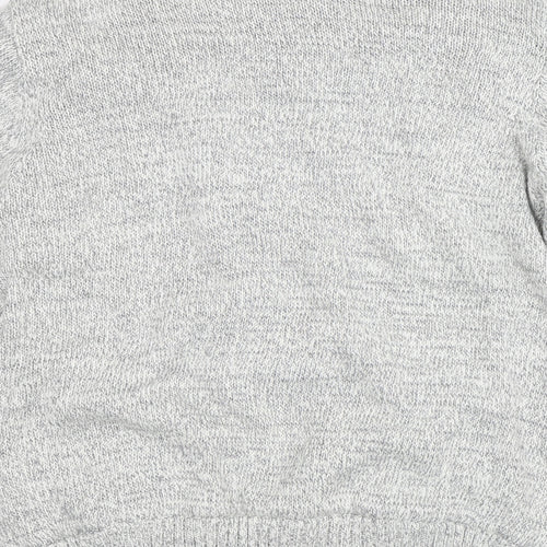 F&F Mens Grey   Full Zip Jumper Size 2XL