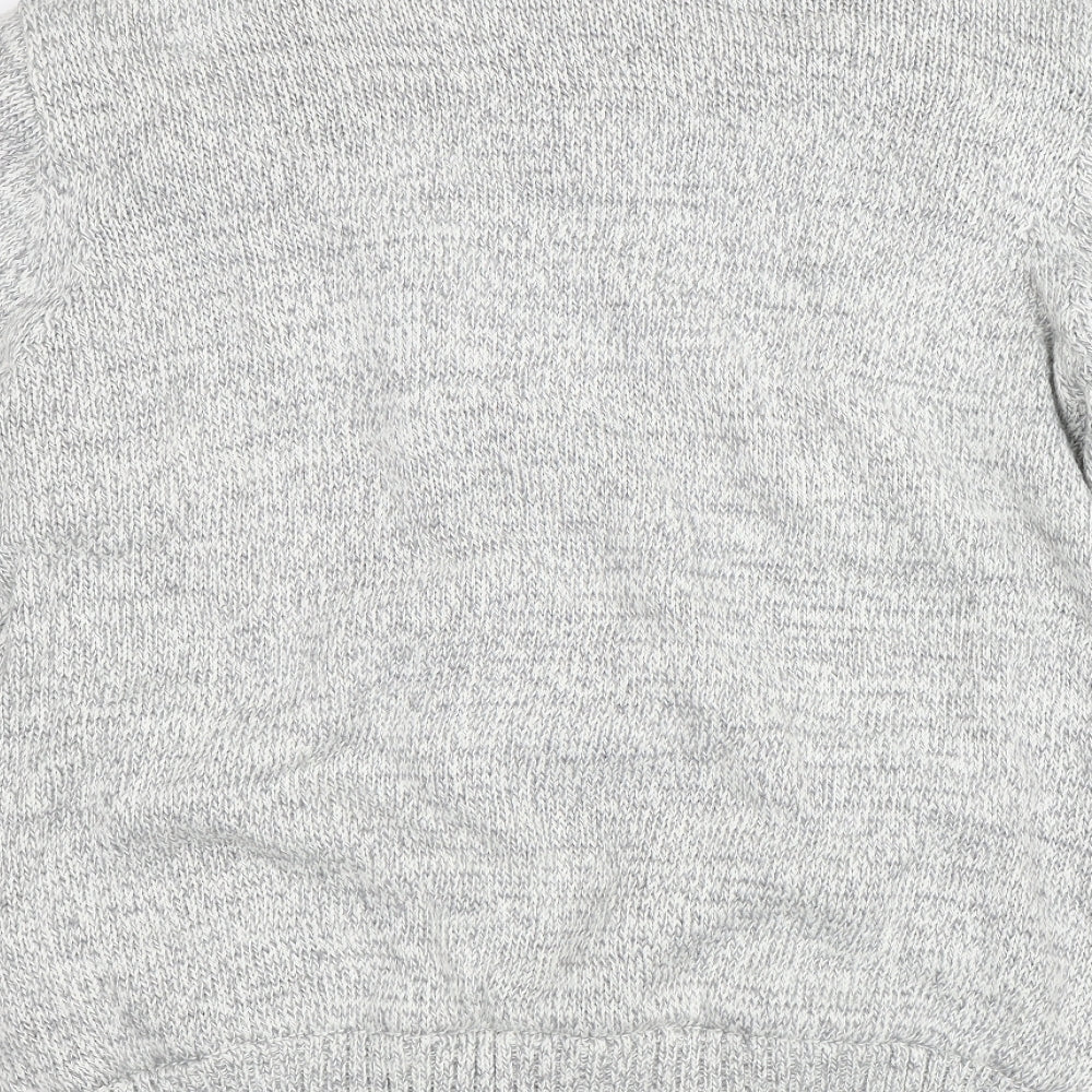 F&F Mens Grey   Full Zip Jumper Size 2XL