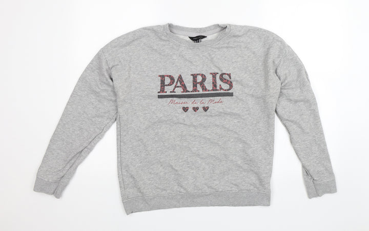 New Look Womens Grey   Pullover Jumper Size 12  - Paris