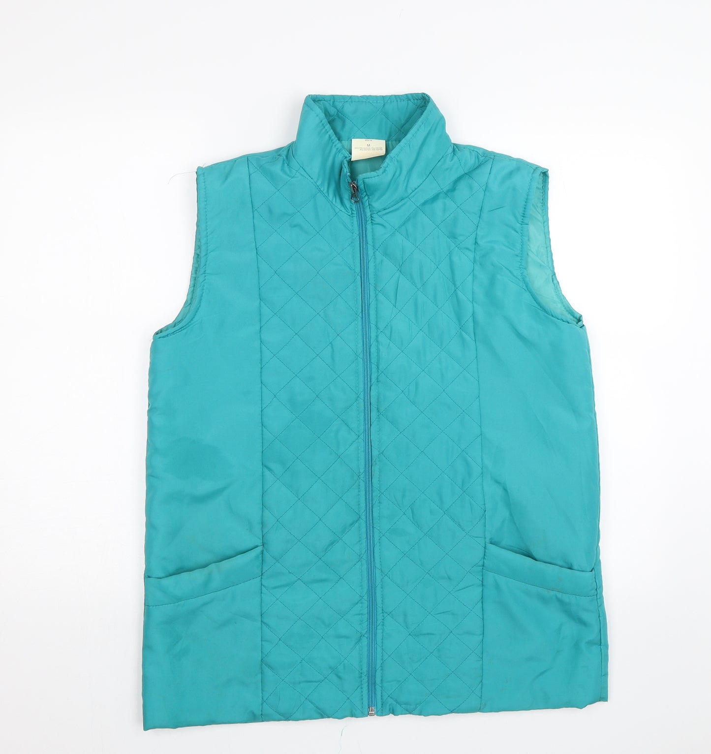 Anne De Lancay Womens Blue   Gilet Jacket Size M