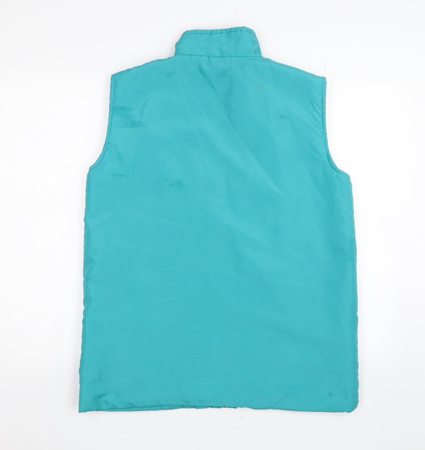 Anne De Lancay Womens Blue   Gilet Jacket Size M