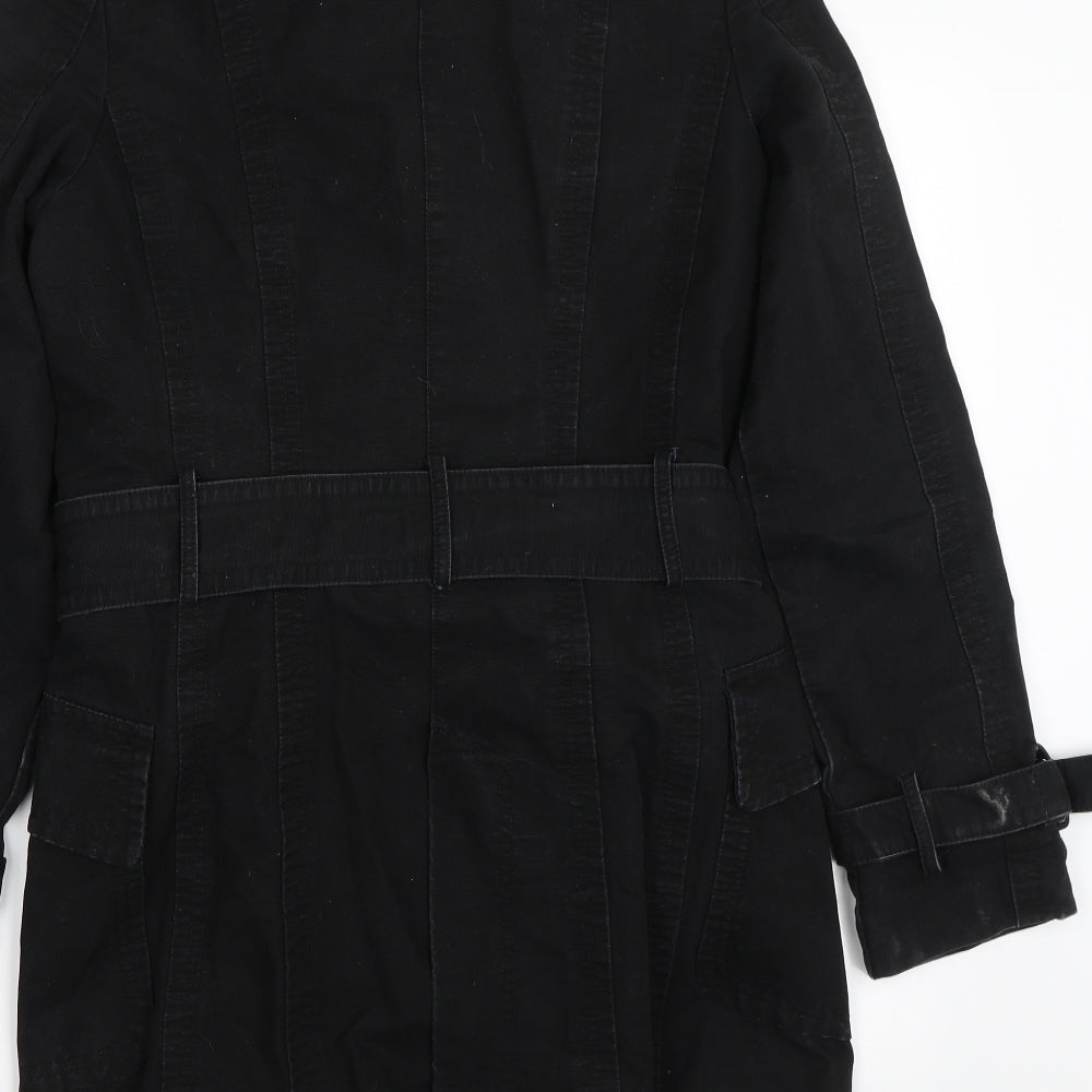 Papaya Womens Black   Pea Coat Jacket Size 10