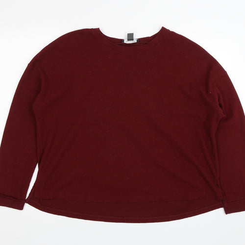 Primark Womens Red   Pullover Jumper Size L