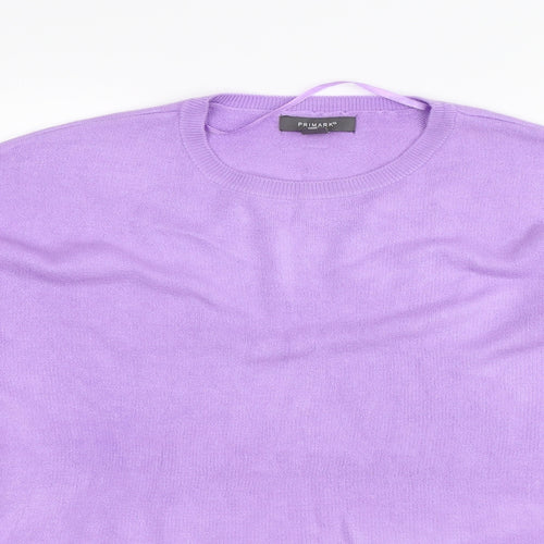 Primark Womens Purple   Pullover Jumper Size S