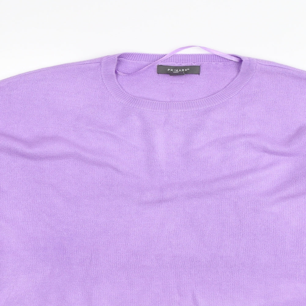 Primark Womens Purple   Pullover Jumper Size S