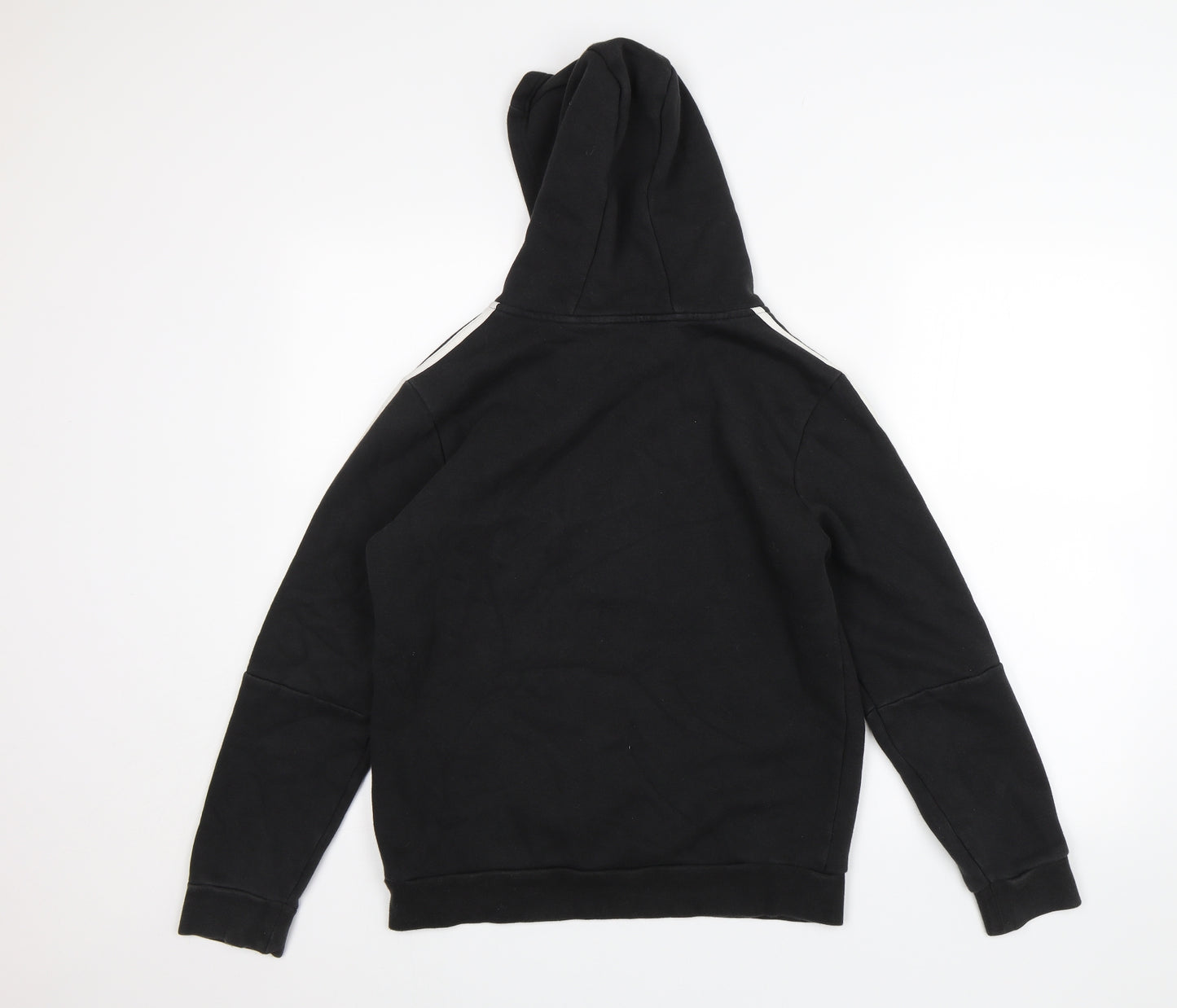 adidas Boys Black   Pullover Hoodie Size 13-14 Years