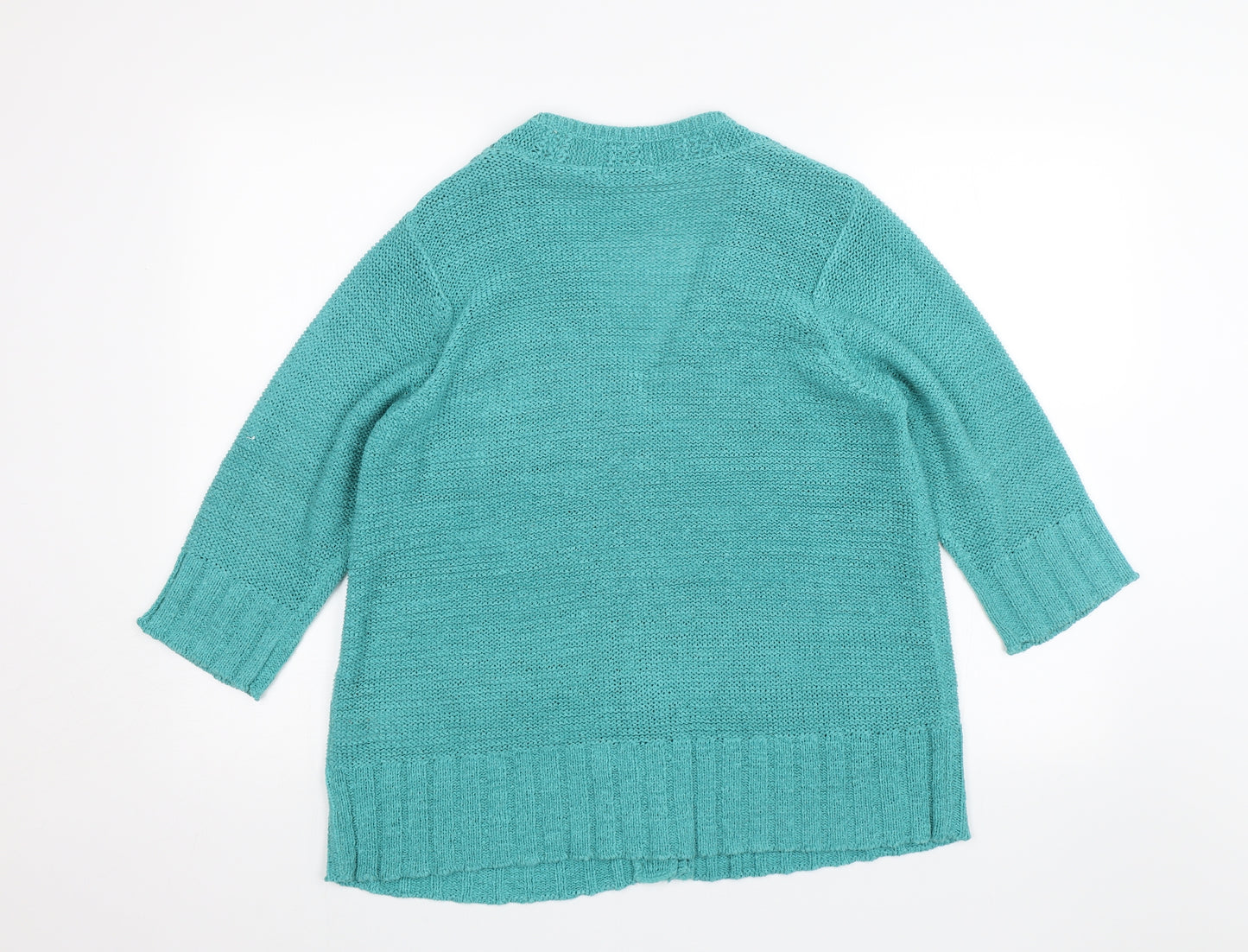 Marks and Spencer Womens Blue   Cardigan Jumper Size 18