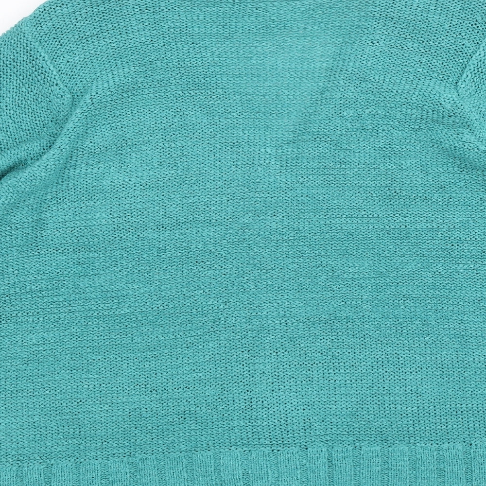 Marks and Spencer Womens Blue   Cardigan Jumper Size 18