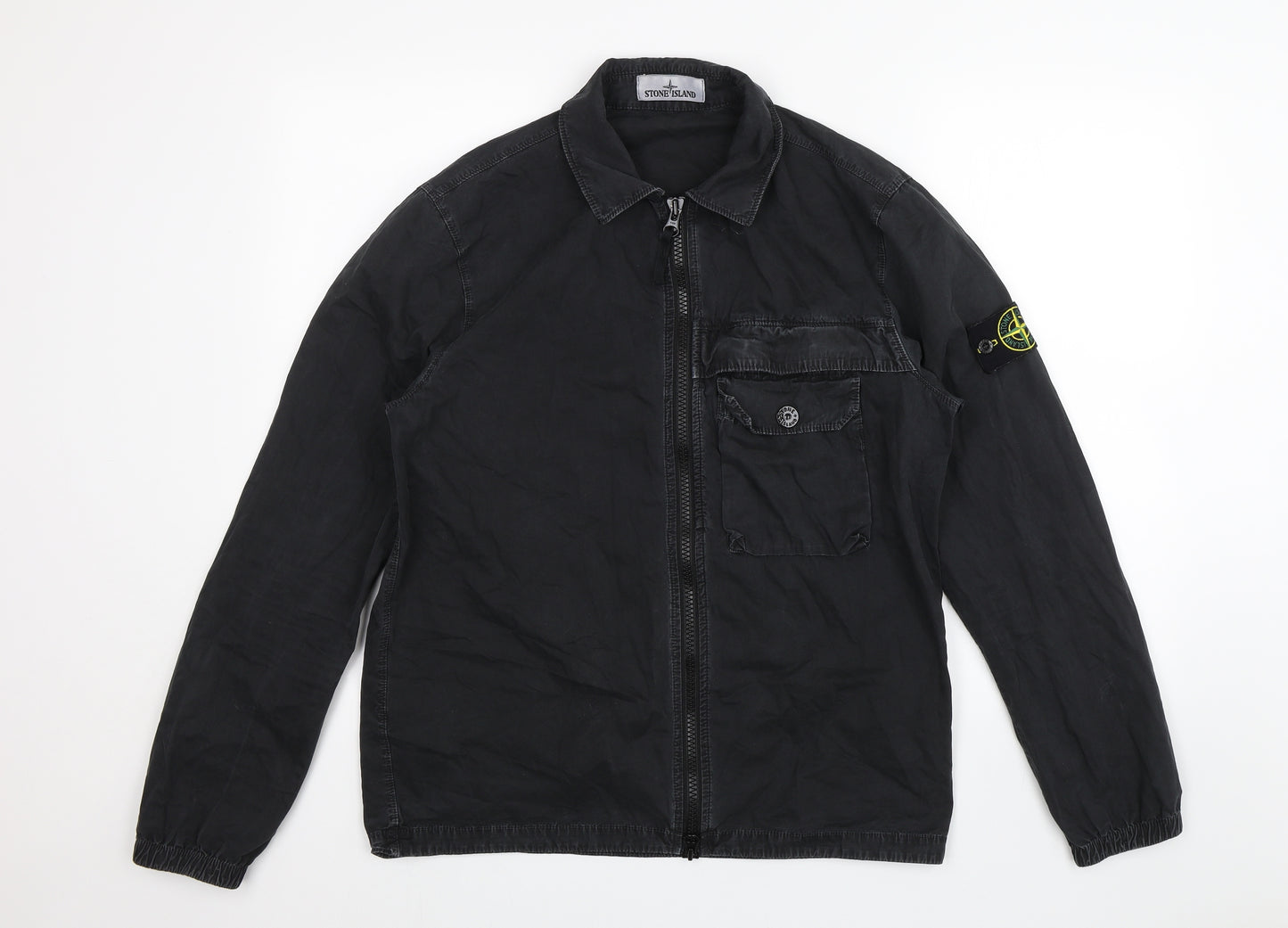 Stone Island Mens Black   Bomber Jacket Jacket Size M