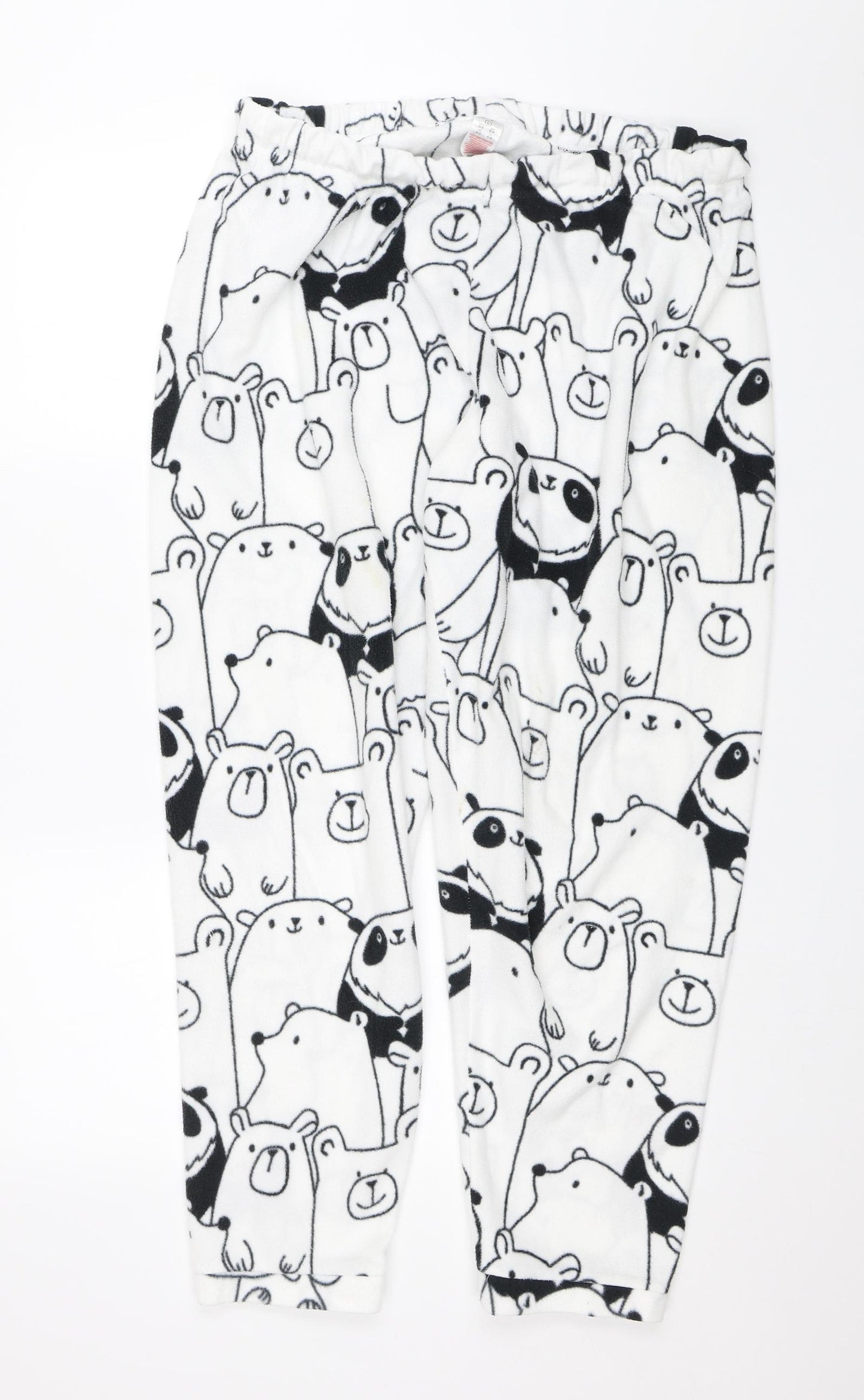 Love to Lounge Womens White Solid   Pyjama Pants Size L  - Bears