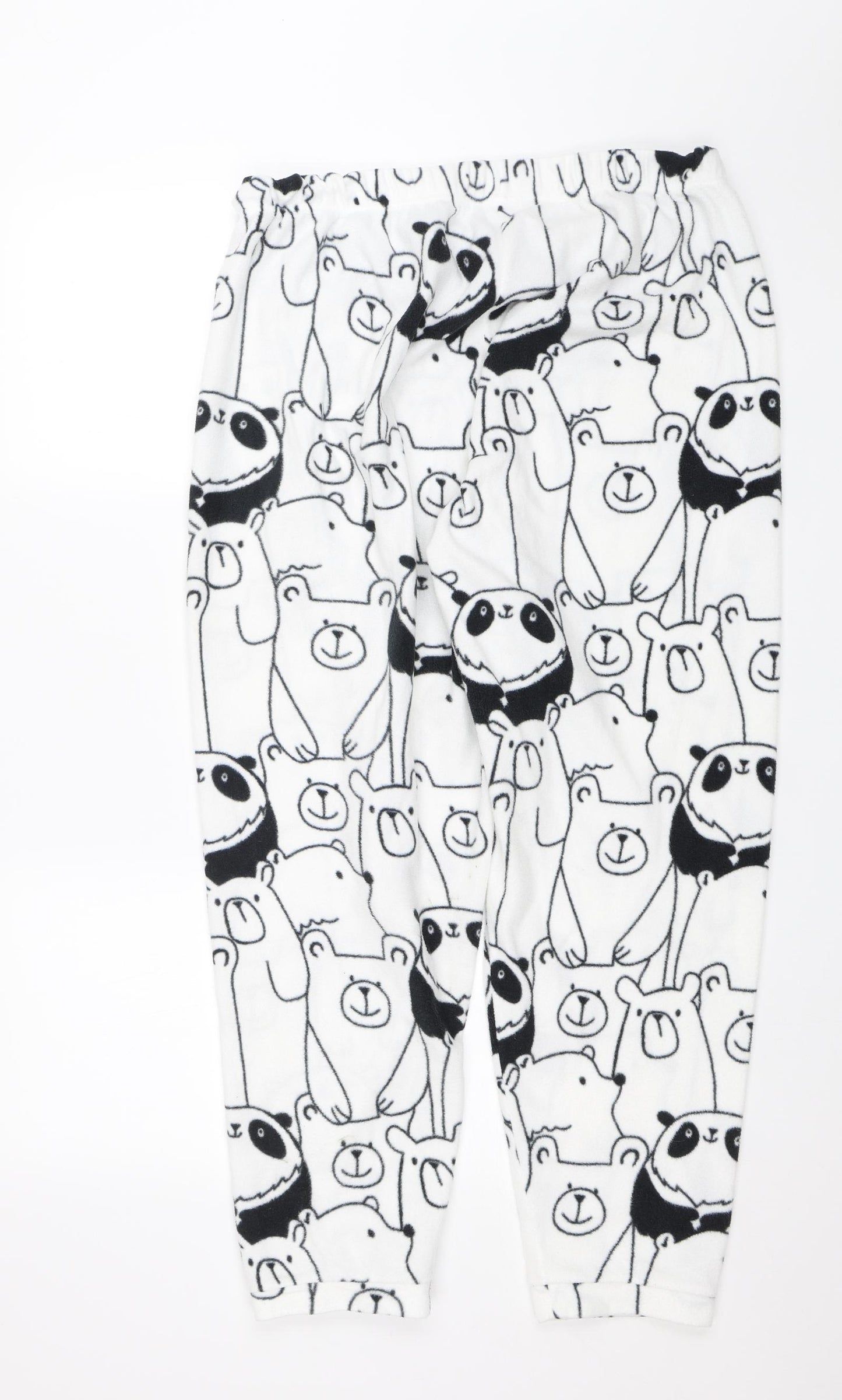 Love to Lounge Womens White Solid   Pyjama Pants Size L  - Bears