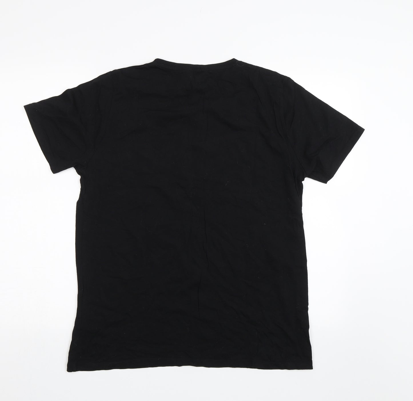 New Look Womens Black   Basic T-Shirt Size 16  - Daisies