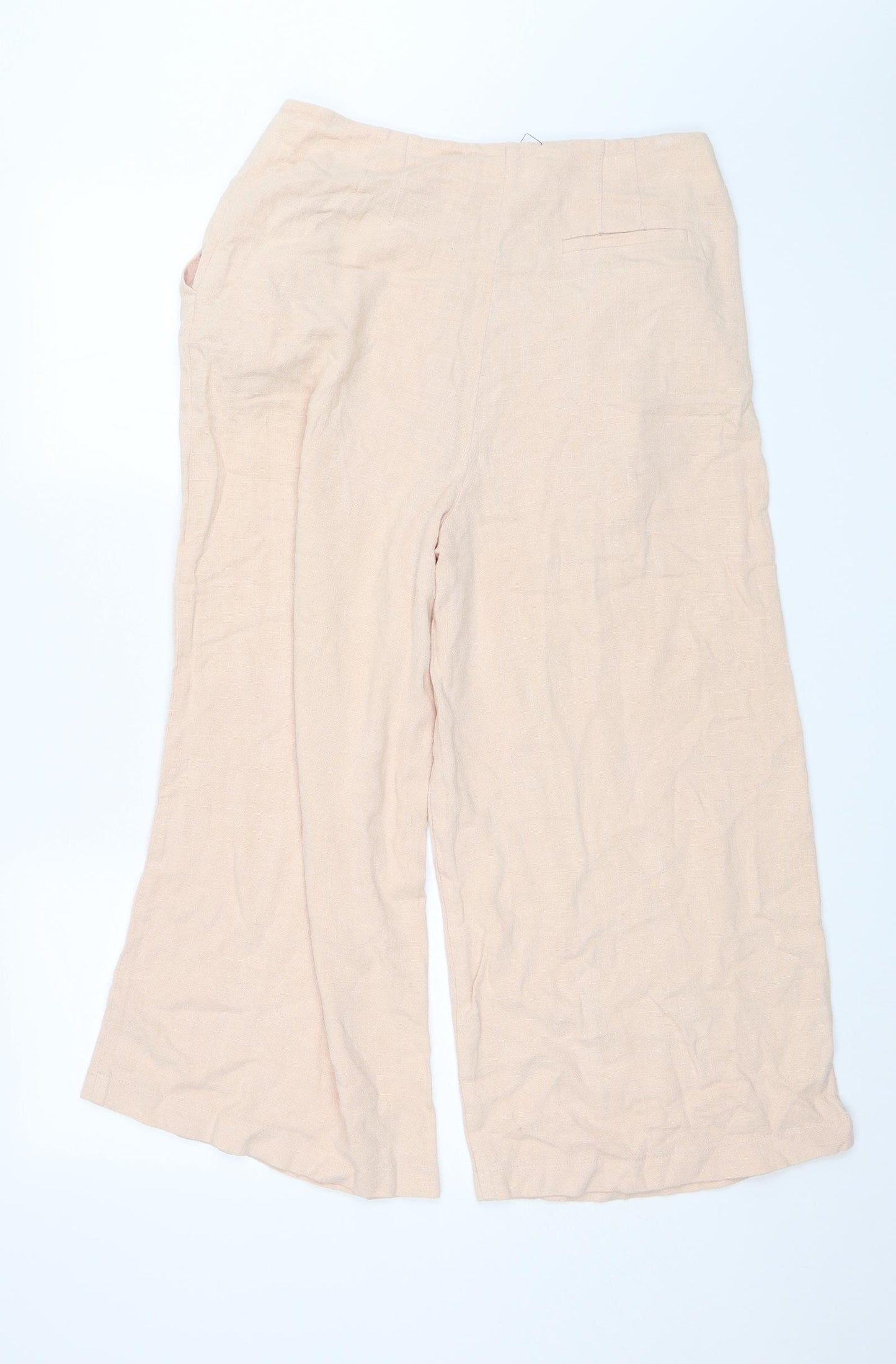 Topshop Womens Pink   Trousers  Size 12 L22 in