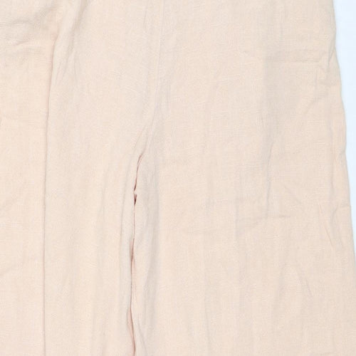 Topshop Womens Pink   Trousers  Size 12 L22 in